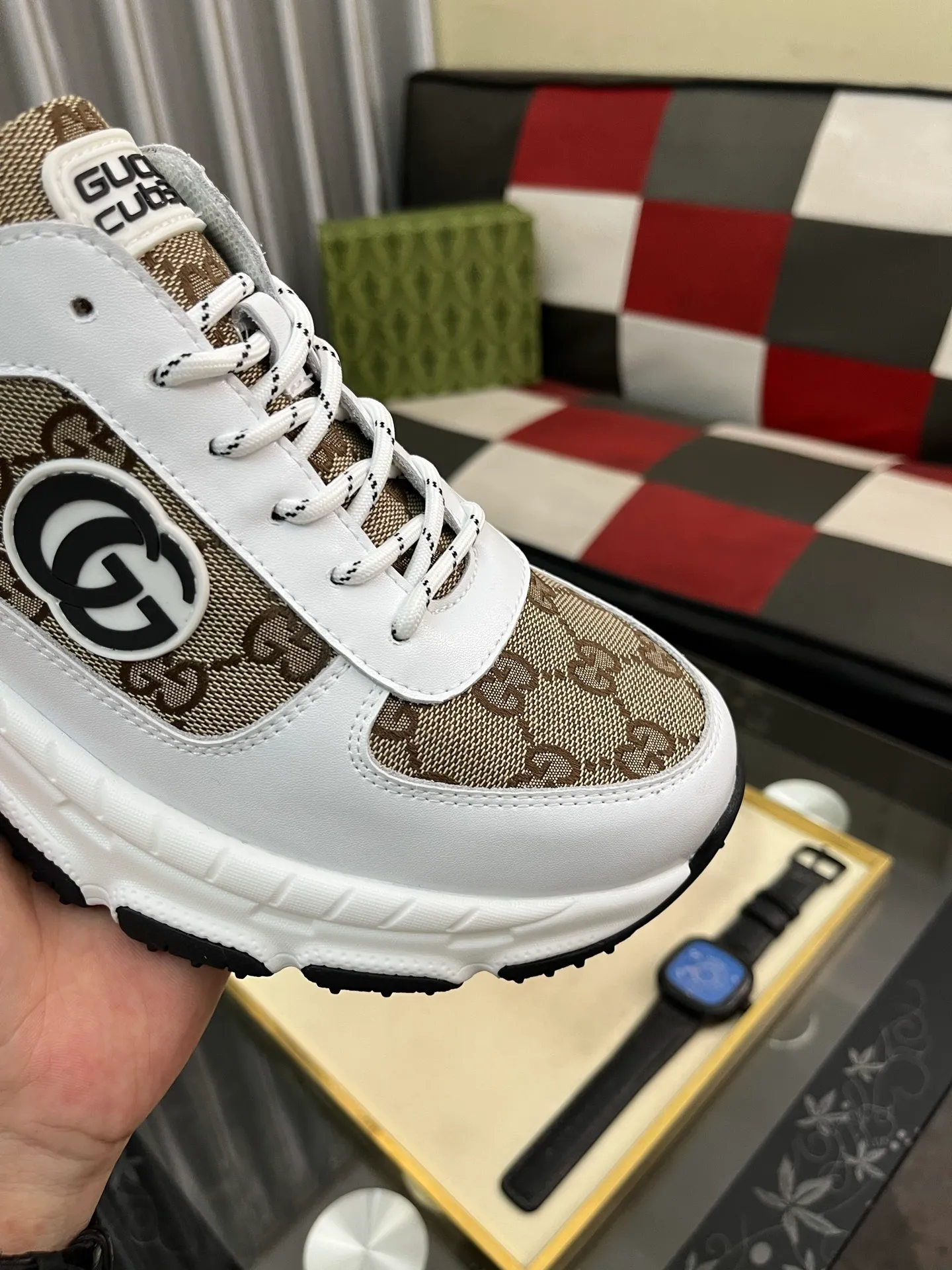 Men's Men's Shoes 💰458⌚️⌚️【GUCCI】Gucci men's latest white shoe series casual shoes! The official website is built 1:1. Upper: Made of imported cowhide, with electric embroidery ➕Inner lining: Made of high-quality first-layer pigskin, soft and comfortable. Picky material selection and exquisite workmanship give you the best enjoyment. Size: 38-44. 3️⃣colors available